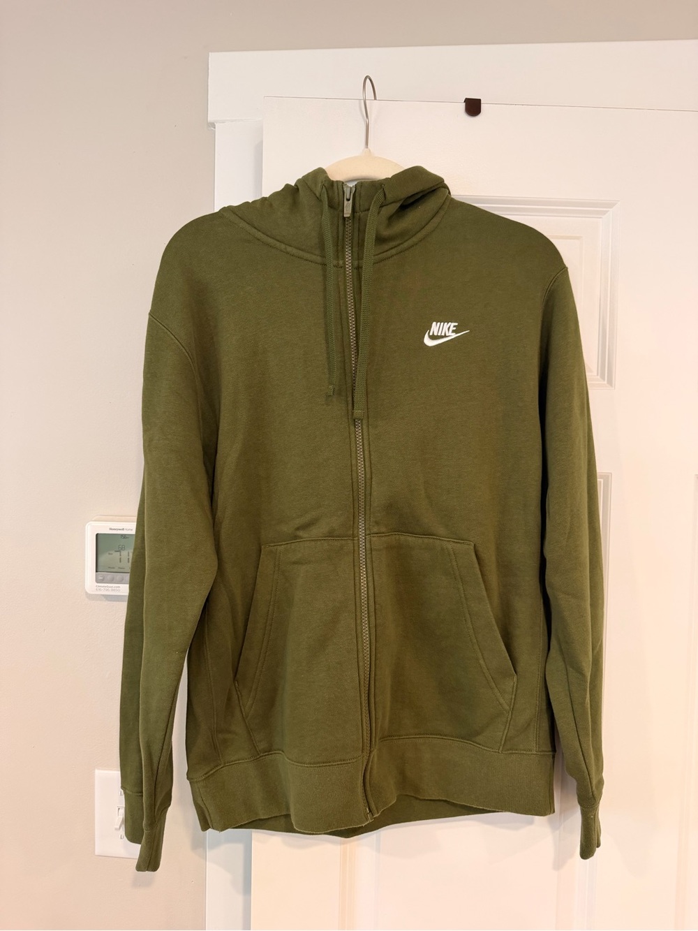 Nike Women’s Olive Green Full-Zip Hoodie